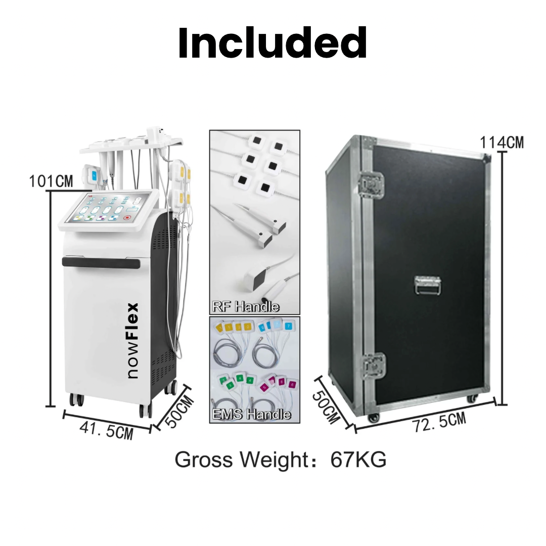 nowFLEX PRO Muscle Stimulation + RF Fat Reduction Machine