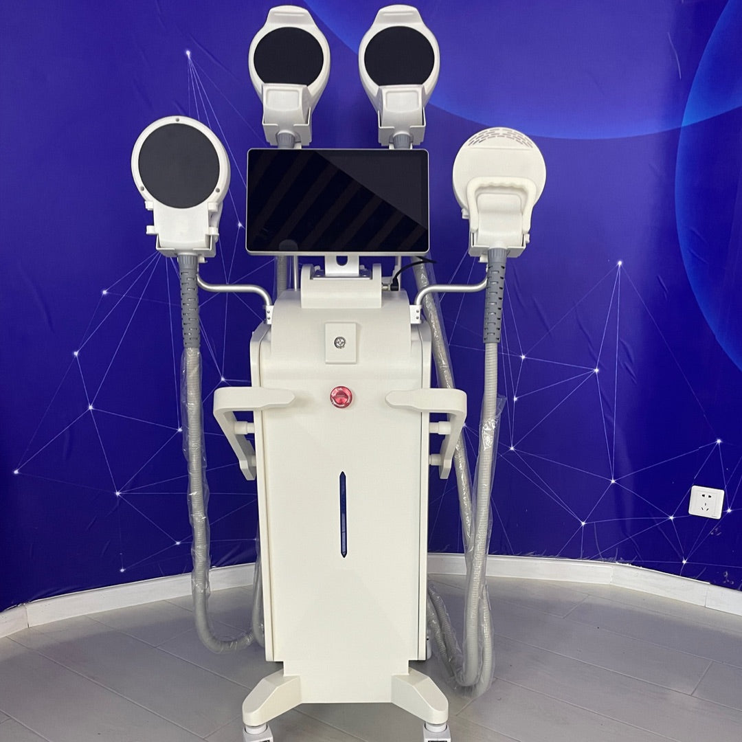 White color Professional EMSlim Neo Body Contouring Machine with 4 handles