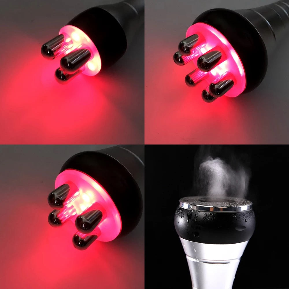 three Radio Frequency Probes with Red Light and 40k Cavitation Probe