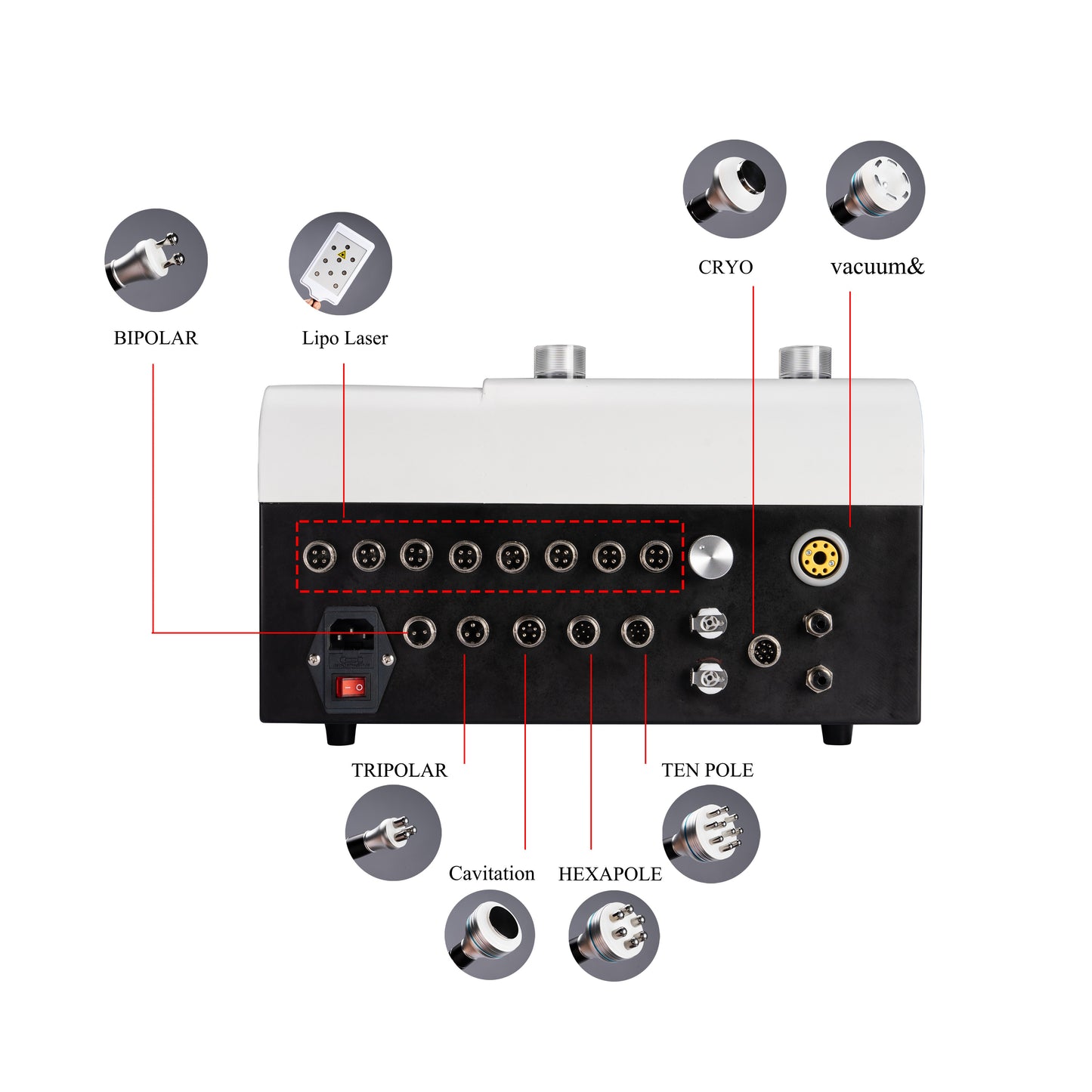 Marla™ 9 in 1 Cavitation Lipo Laser Body Sculpting Machine