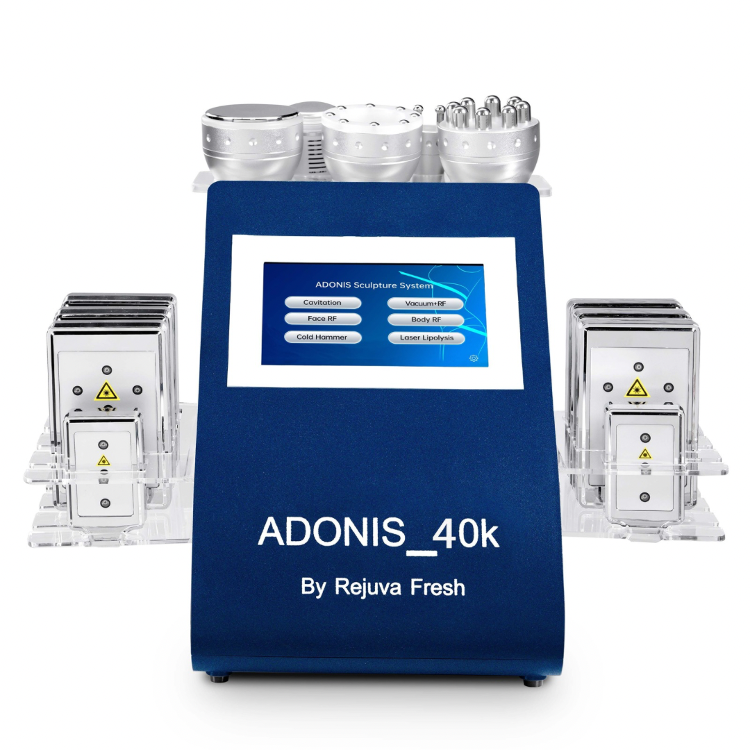 2026 Adonis™ II 40K 6 in 1 Cavitation Machine for Fat Blasting - front view